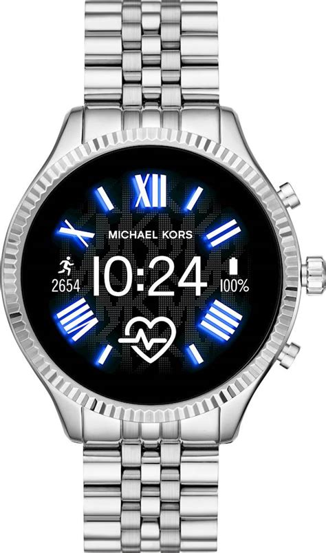 michael kors lexington smartwatch silver gen 5|Customer Reviews: Michael Kors Gen 5 Lexington Smartwatch .